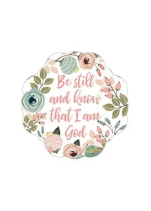 Be Still Floral Decal - Set of Two