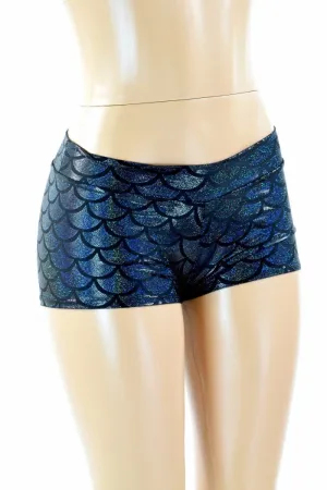 Black Mermaid Lowrise Shorts