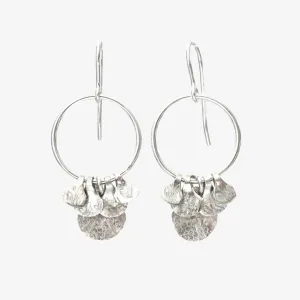 Bloom Drop Earrings - Silver