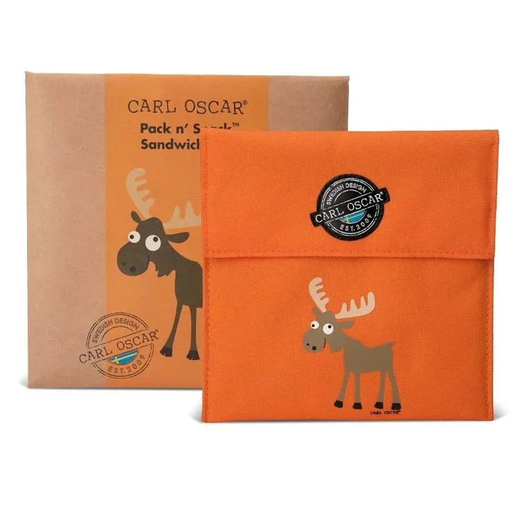 Carl Oscar Pack n' Snack™ Sandwich Bag - Various Colours