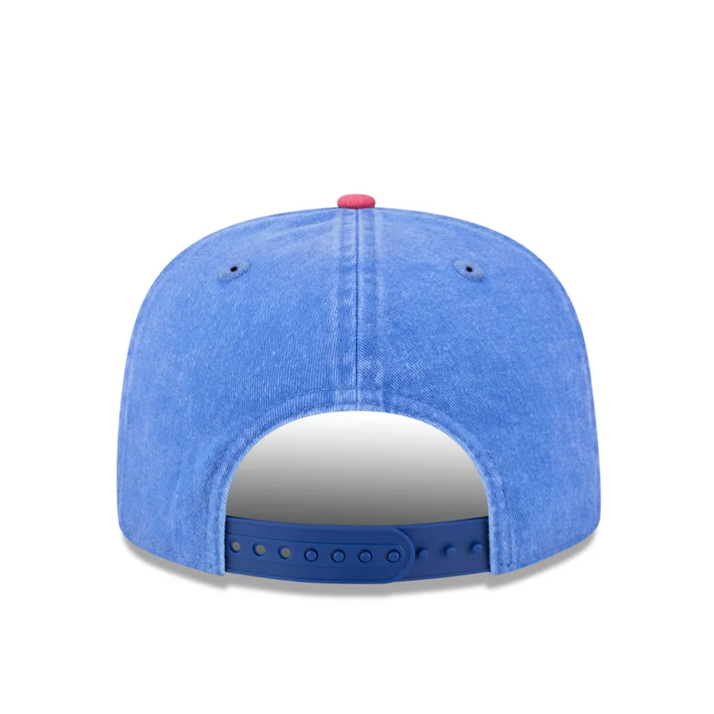 Chicago Cubs Pigment-dyed Golfer Snapback 'Royal/ Red'