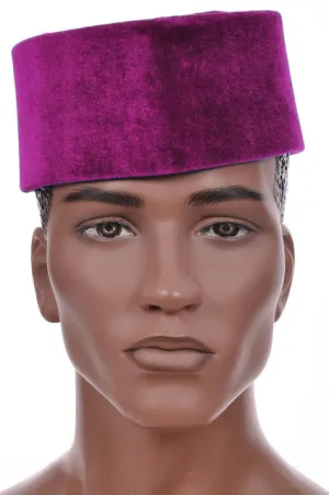 Dupsie's Eggplant African Velvet Senator Hat-DPH002