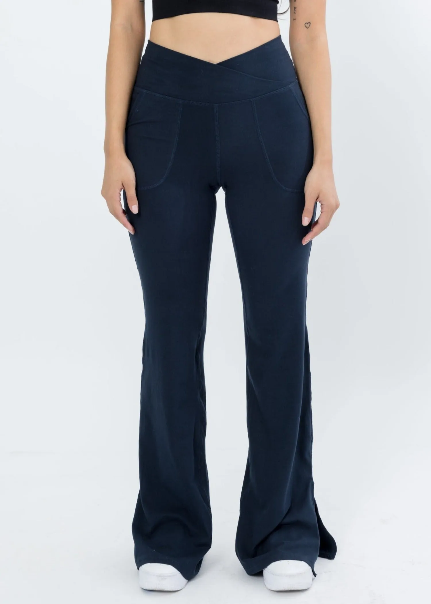 Edison Soft Flare Pant Navy