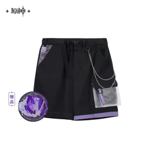 Genshin Impact - Raiden Shogun Character Black Shorts miHoYo