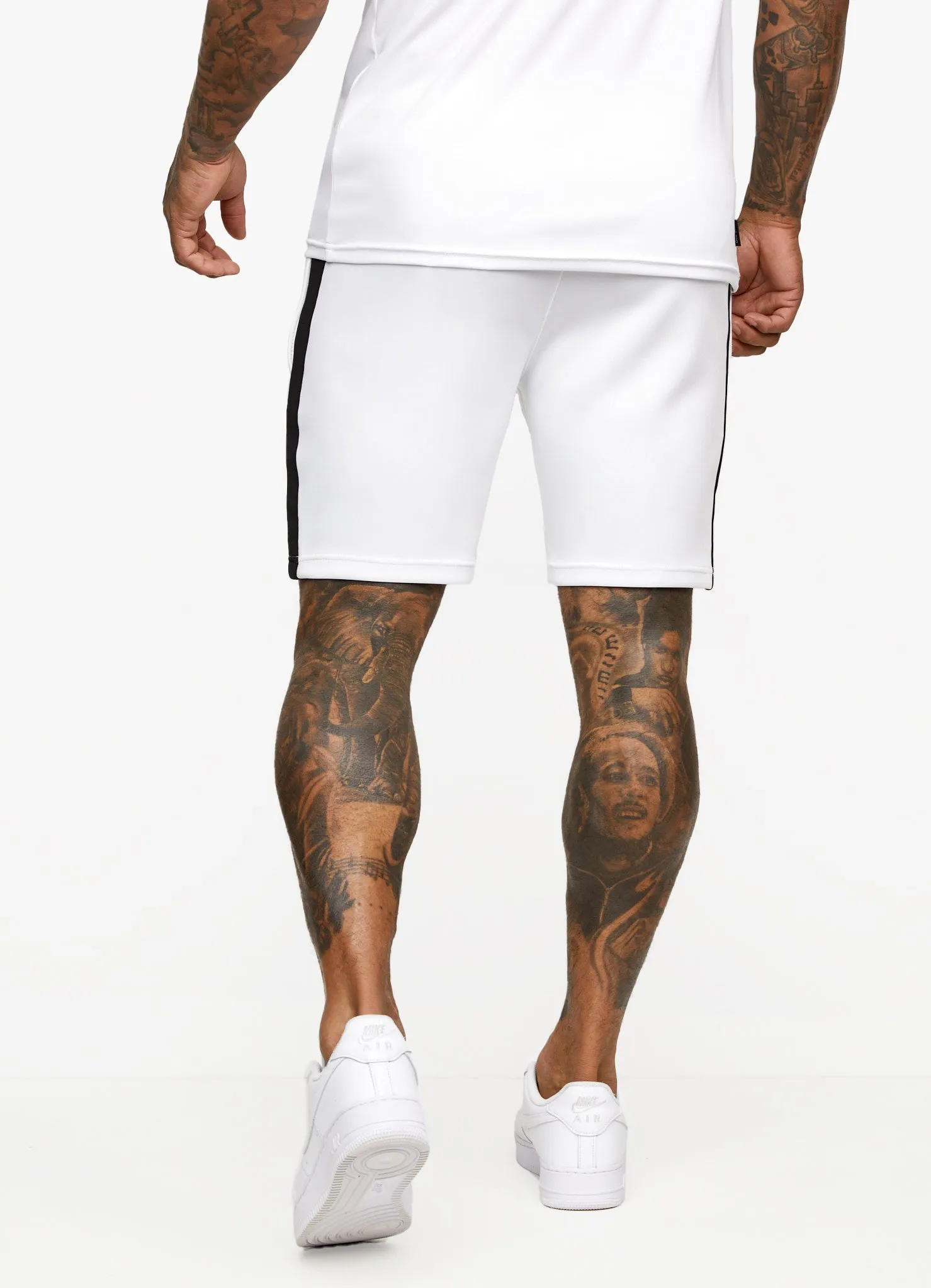 Gym King Core Plus Poly Short - White