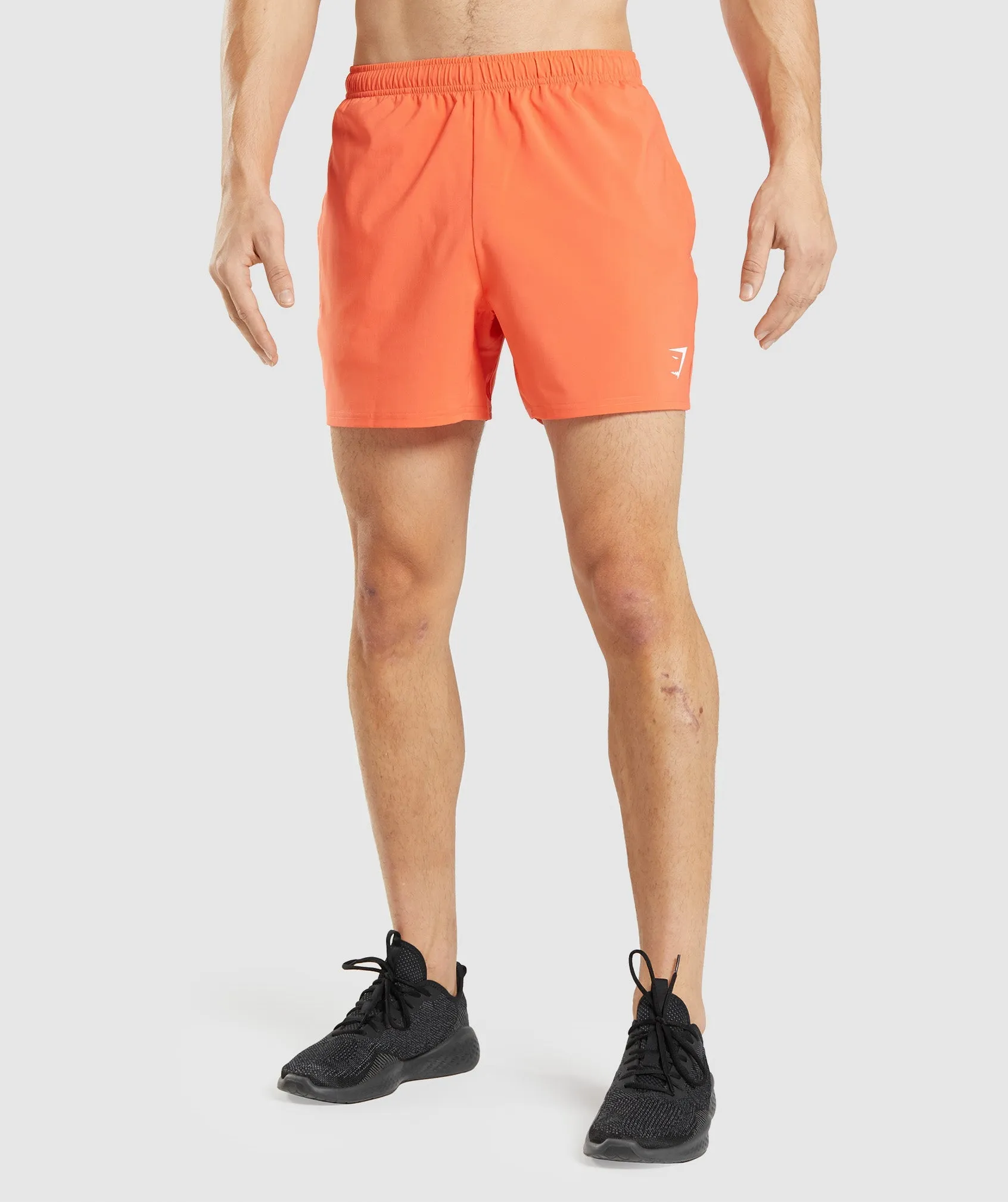 Gymshark Arrival 5" Shorts - Papaya Orange