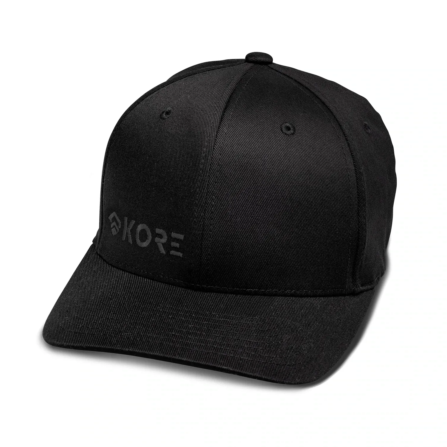 KORE FLEXFIT HAT | BLACK ON BLACK