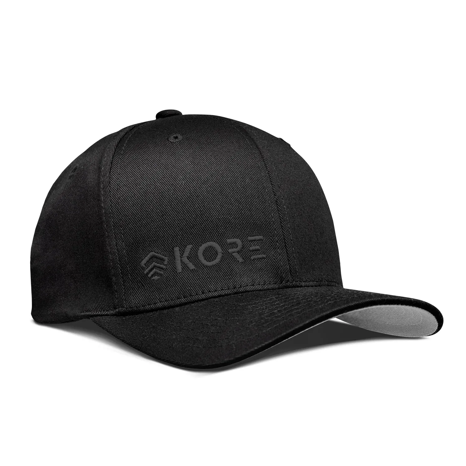 KORE FLEXFIT HAT | BLACK ON BLACK