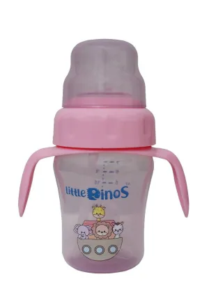 Little Dinos 210 ml 2 in 1 Sipper Cup- pink