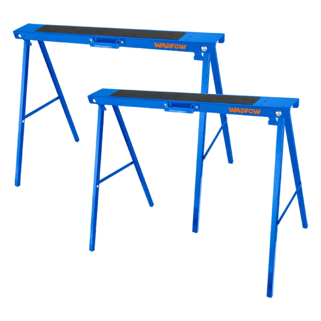 Sawhorse Jobsite Table Wood Working Stand with Non-Slip Mats 100kg 2Pcs WDZ1510