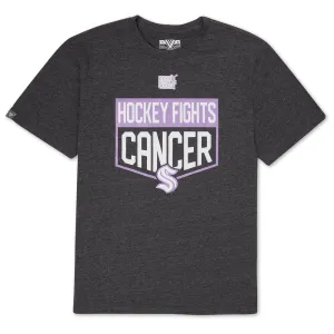 Seattle Kraken Youth Hockey Fights Cancer Team Shield Tee