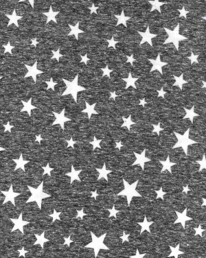 STAR PRINTED ON POLY RICH FRENCH TERRY TRIBLEND NFB200416-056