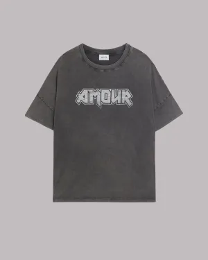 The Dark Faded Amour Long Loose T-Shirt