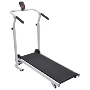 vidaXL Mini Treadmill Folding 93 x 36 cm Black